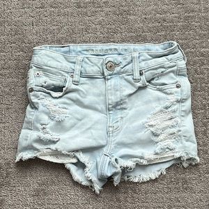 American eagle ripped Jean shorts